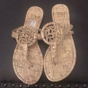 Tan and gold beautiful sandals